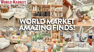 WORLD MARKET AMAZING FINDS! SHOP WITH ME 2023 | HOME DECOR STYLING TIPS