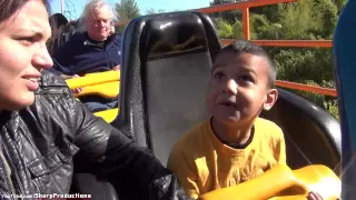 6 Year Old Rides Goliath at Six Flags Magic Mountain