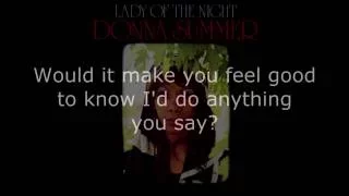 Donna Summer - Wounded LYRICS Remastered "Lady of the Night" 1974