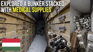 Explored a bunker stacked with medical supplies | ABANDONED