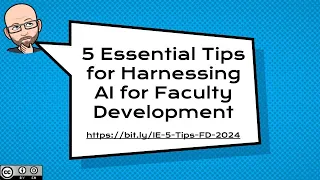 5 Tips for Faculty Developers with Generative AI