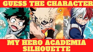 Can You Guess The 40 My Hero Academia Characters From Their Silhouettes? (Ultimate Anime Quiz)