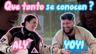 50 PREGUNTAS con ALY SÁNCHEZ y YOYI | QUE tanto SE CONOCEN los CREADORES de CABECITA ARRIBA ? LOL !!