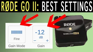 Set and Forget Settings: RODE Wireless Go II