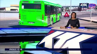 Крупное ДТП с автобусом в Алматы чудом обошлось без жертв