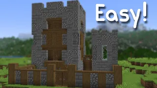 Minecraft: How to Build a Mini Castle Base | Tutorial #10