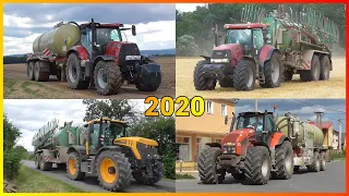 Vývoz Kejdy 2020 | Case IH Puma 165 CVX, 210 | Same Diamond 230 | JCB Fastrac 4220