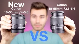New Canon 18-55mm F4-5.6 vs 18-55mm F3.5-5.6