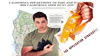 How to APPLY for DEER HUNTING in CALIFORNIA!! CA TAGS/ZONES/HUNTS