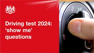 'Show me, tell me': show me questions 2024:  official DVSA guide