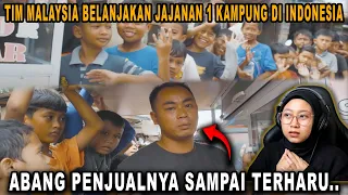 TIM MALAYSIA BELANJAKAN JAJANAN 1 KAMPUNG DI INDONESIA❗❗