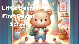 Little Bear's First Day at School | Calming Bedtime Story for Kids