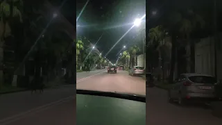 Улица Агмашенебели ночью, Поти, Грузия (Agmashenebeli street at night, Poti, Georgia) 🌃 🇬🇪