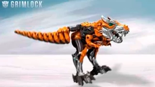 Собираем и разбираем трансформера динозавра Гримлока Transformers 4 Flip N Change Grimlock