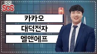 카카오, 엘앤에프, 대덕전자 2분기 실적 부진에 주가 하락 │ 주가, 급락종목