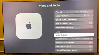 Setting Up Apple TV 4K with Your Dolby Atmos/Vision-Supported TV
