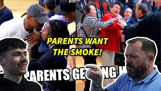 These AAU Parents WANT ALL THE SMOKE!! British Father and Son Reacts!