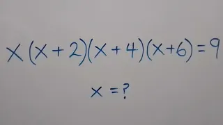 A Nice Algebra Math Simplification | Math Olympiad | Find X ?