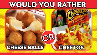 🍕🍫 Can You Handle the Ultimate Junk Food Challenge? Would You Rather...? Snacks & Junk Food Edition