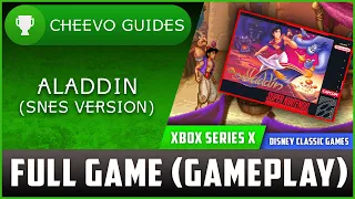 Aladdin [SNES] - Full Game (Gameplay) - Xbox *Disney Classic Games*