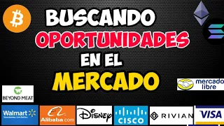 Oportunidades Para Hoy | Continuaremos Cayendo! BTC, ETH, SOL,  DIS, WMT, ATVI,  LUV, CISCO, SHIBA