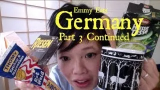 Emmy Eats Germany Part 3 - Continued - German snacks & sweets