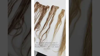 Mini tutorial pentru pregatirea extensiilor de par clip on by Crina Dodea Hair Designer