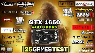 GTX 1650 In 2022 | 25 Games Tested | GeForce GTX 1650 In Mid 2022 !