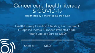 EHFG 2020 - E1: Cancer care, health literacy & COVID-19