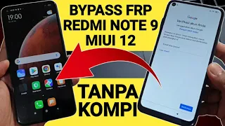 How to Bypass Frp Redmi Note 9 Forget Google Miui 12 Account Without PC