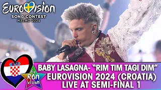 Baby Lasagna "Rim Tim Tagi Dim" - Live @ Eurovision Song Contest 2024 - Semi Final 1 (🇭🇷Croatia)