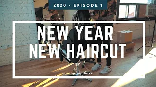 2020 - EPISODE 1 - NEW YEAR NEW HAIRCUT - HAIRCUT WHEN GROWING OUT HAIR