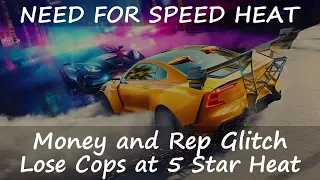 NFS Heat Unlimited Money Glitch, Rep Glitch, Lose Cops Easy on 5 Star Heat, *OFFLINE* PS4 Xbox PC EA