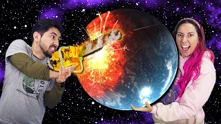 SIMULAMOS UMA DESTRUIÇÃO E ACONTECEU NA VIDA REAL (Solar Smash)