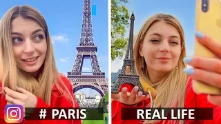 Instagram vs Real Life & Funny Facts! Phone Photo Hacks