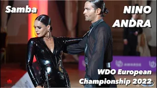 Nino Langella - Andra Vaidilaite | WDO European Championship 2022 | Samba | Professional Latin