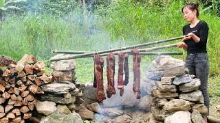 Process of Making 50kg of Smoked Meat - Smoked Meat by Special Method, Preserved all Year Round