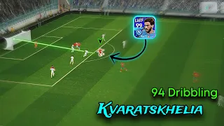 New 99 Rated Rated KVARATSKHELIA Destroys Opponents for Fun 🥶