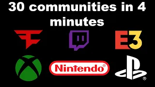 30 gaming communities described in 1 sentence