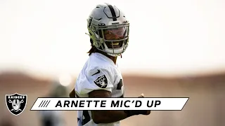 Damon Arnette Mic'd Up at 2020 Training Camp: "You're Dressed Like Boobie Miles" | Las Vegas Raiders