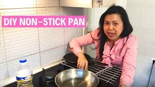 How to Make Your Stainless Steel Fry Pan "non-stick" | How to Make A Pan Non-Stick