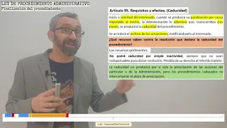 Ley 39/2015 Procedimiento Administrativo 8a Parte - Finalización del procedimiento