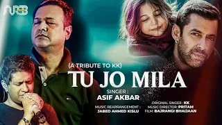 Tu Jo Mila | Cover | Lyric Video | Asif Akbar | Tribute to KK | Pritom | Munir