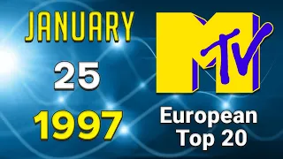 MTV's European Top 20 🎵 1997 JANUARY, 25