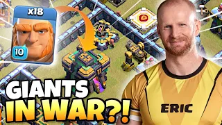 I USED 18 GIANTS AT TH14 IN WAR!! Best TH14 Attack Strategies in Clash of Clans