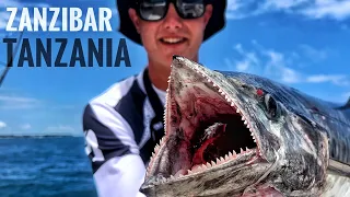 Deep Sea Fishing - Zanzibar Tanzania🇹🇿(King Mackerel, Barracuda, Trevally and Sailfish)