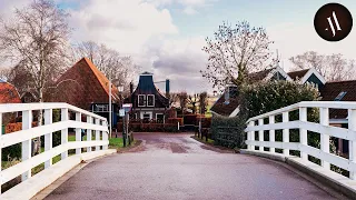 Walking Through a Tiny Typical Dutch Village, Driehuizen, Netherlands | 4k UHD