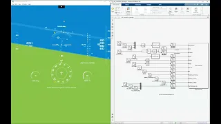 MAVLink primary flight display (PFD) compatible with Simulink