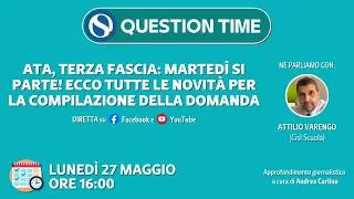 ATA, terza fascia: martedì si parte! Ecco tutte le novità per la compilazione della domanda