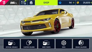 Asphalt 9: Camaro LT - Basic customization